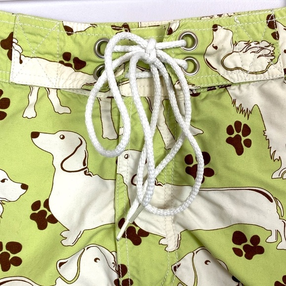 Vilebrequin Swim Trunks green with dogs size XL - Picture 4 of 14